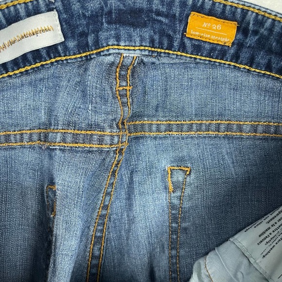 Pilcro and the Letterpress Anthropologie Jeans Low Rise Straight Women's Size 26 - Picture 5 of 16